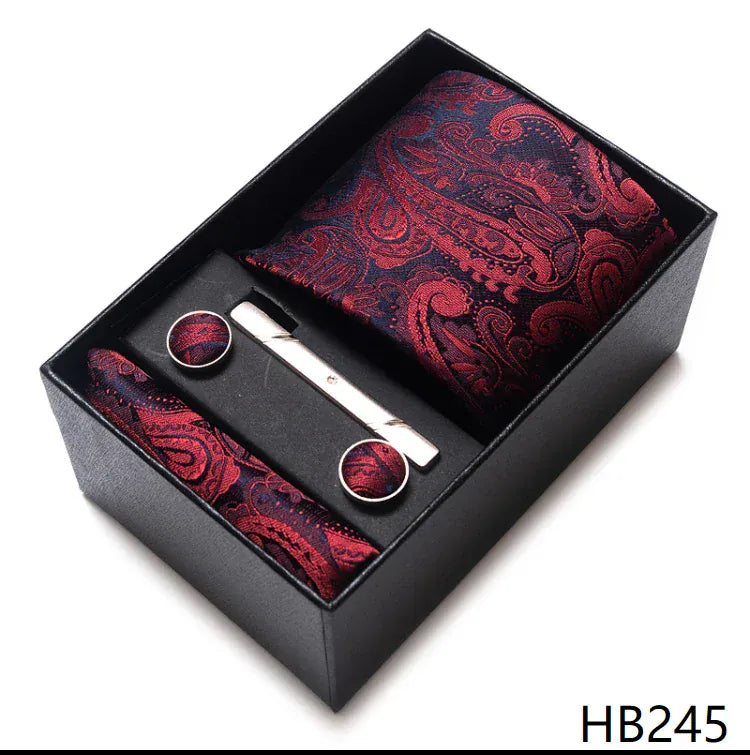 Green Necktie Gift Set - Maison Novaire #