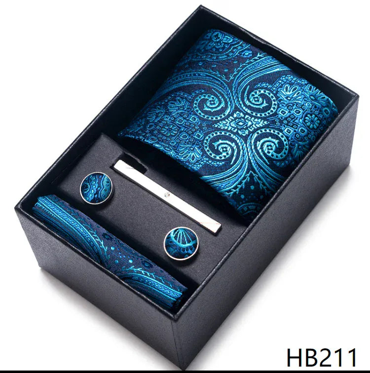 Green Necktie Gift Set - Maison Novaire #