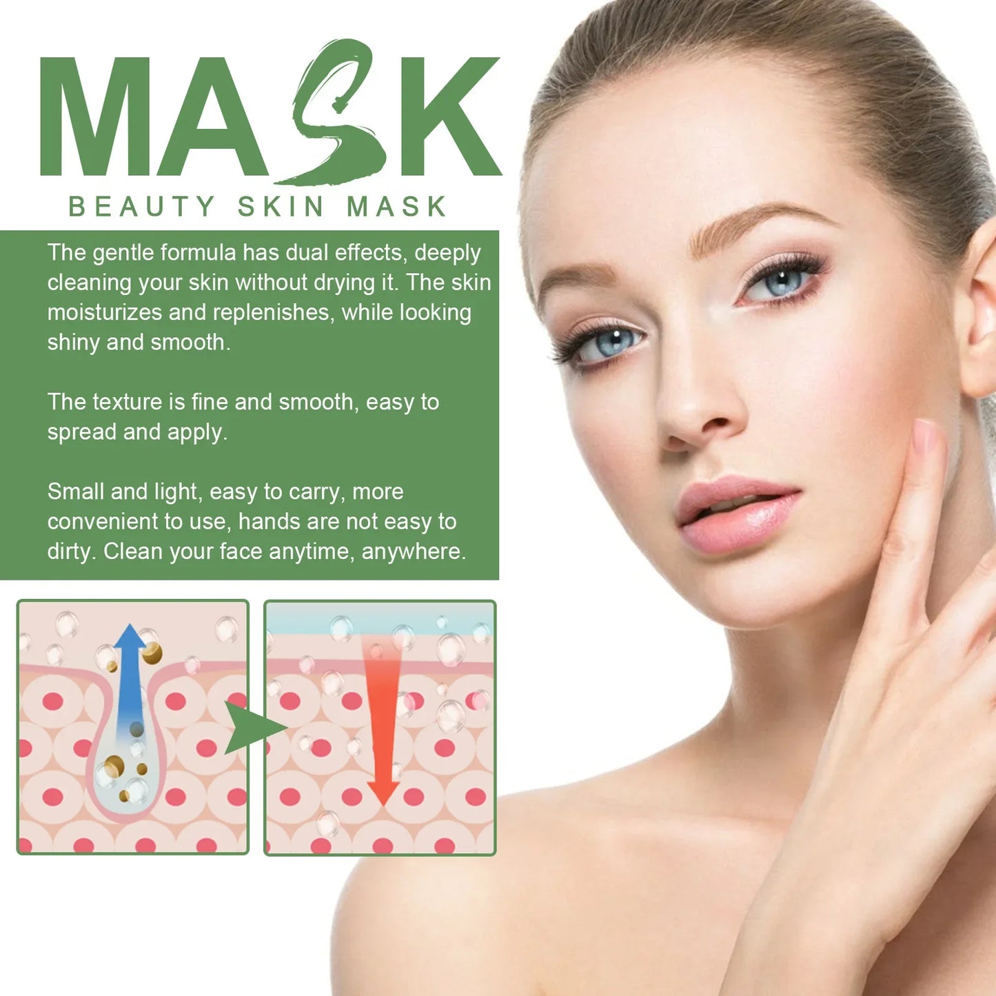 Green Tea Anti Aging Mask. - Maison Novaire #