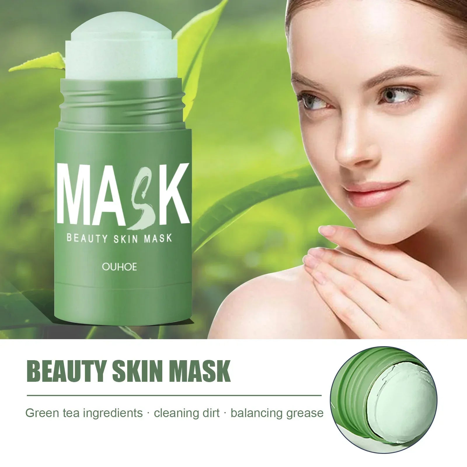 Green Tea Anti Aging Mask. - Maison Novaire #