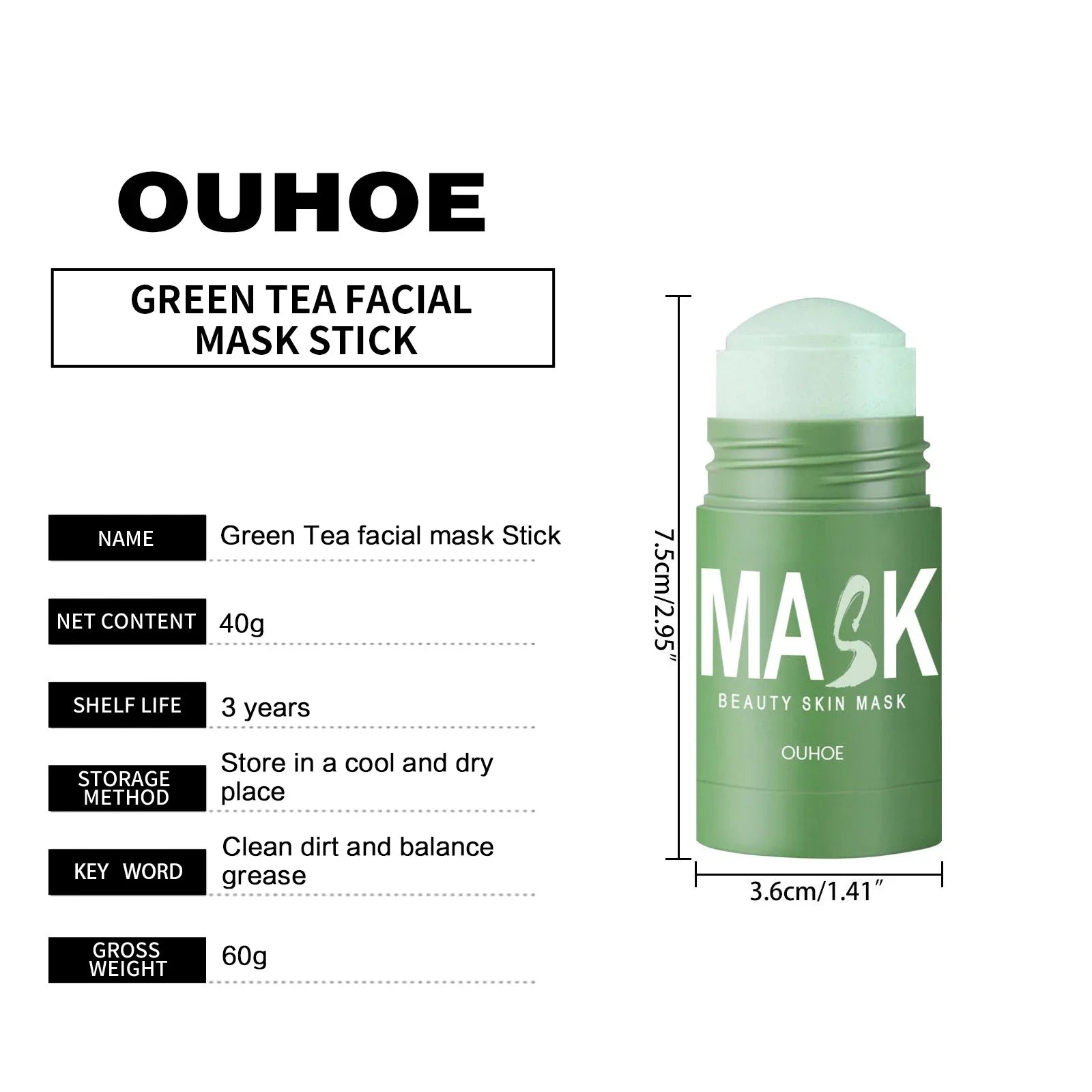 Green Tea Anti Aging Mask. - Maison Novaire #