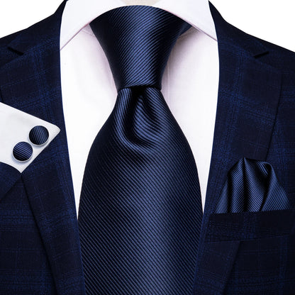 Hi-Tie Black Paisley Silk Tie 8.5cm | 100% Silk Men’s Formal Luxury Necktie for Wedding Business Party