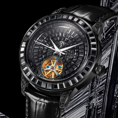 Haemmer Jacob Tourbillon Leather Watch - Maison Novaire