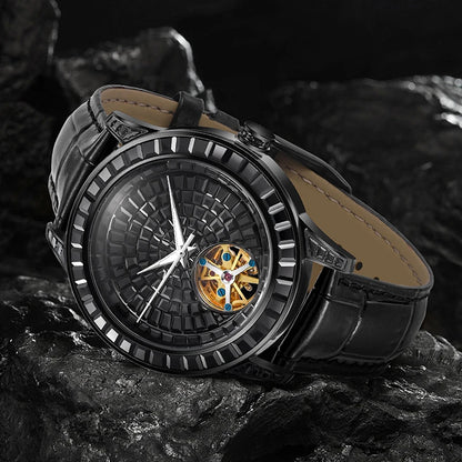 Haemmer Jacob Tourbillon Leather Watch - Maison Novaire