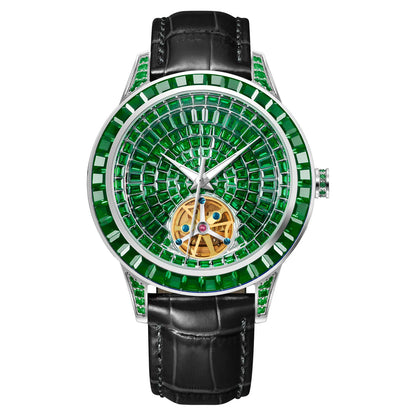 Haemmer Jacob Tourbillon Leather Watch - Maison Novaire