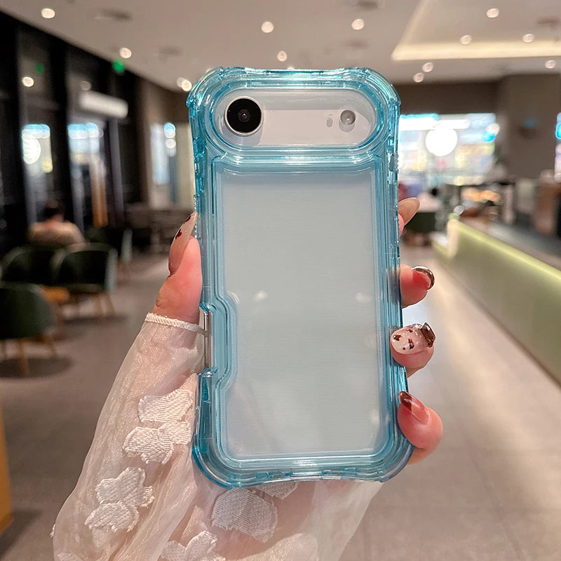 Heavy Duty 3-in-1 Clear Anti-Drop iPhone Case | Shockproof Protective Cover - Maison Novaire