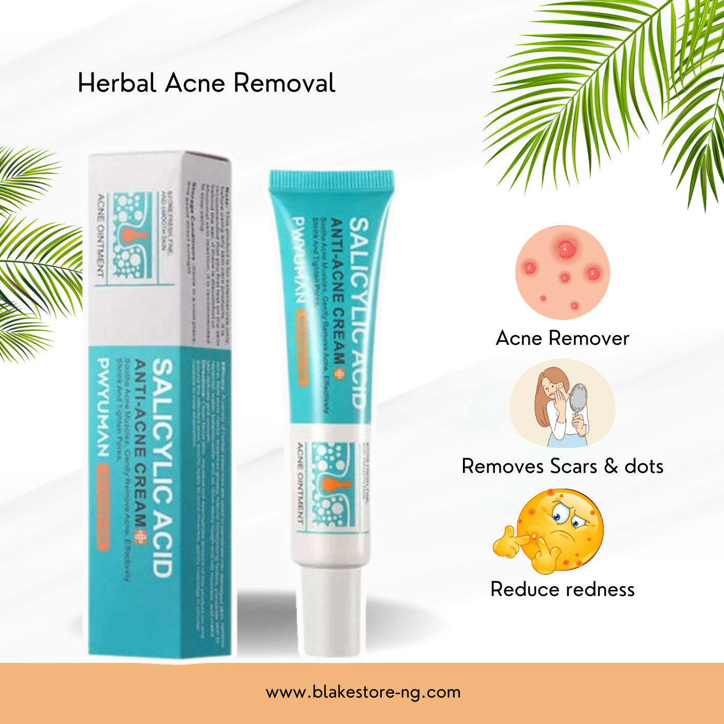 Herbal Acne Removal Face Cream. - Maison Novaire