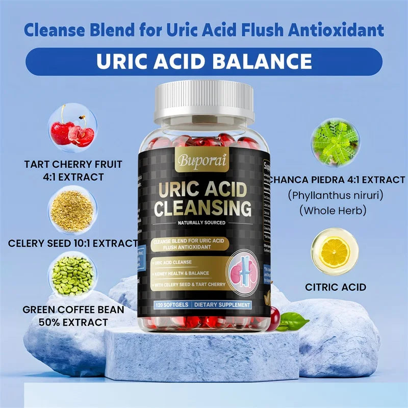 Herbal Supplement-Uric Acid Cleanser & Kidney Support. - Maison Novaire