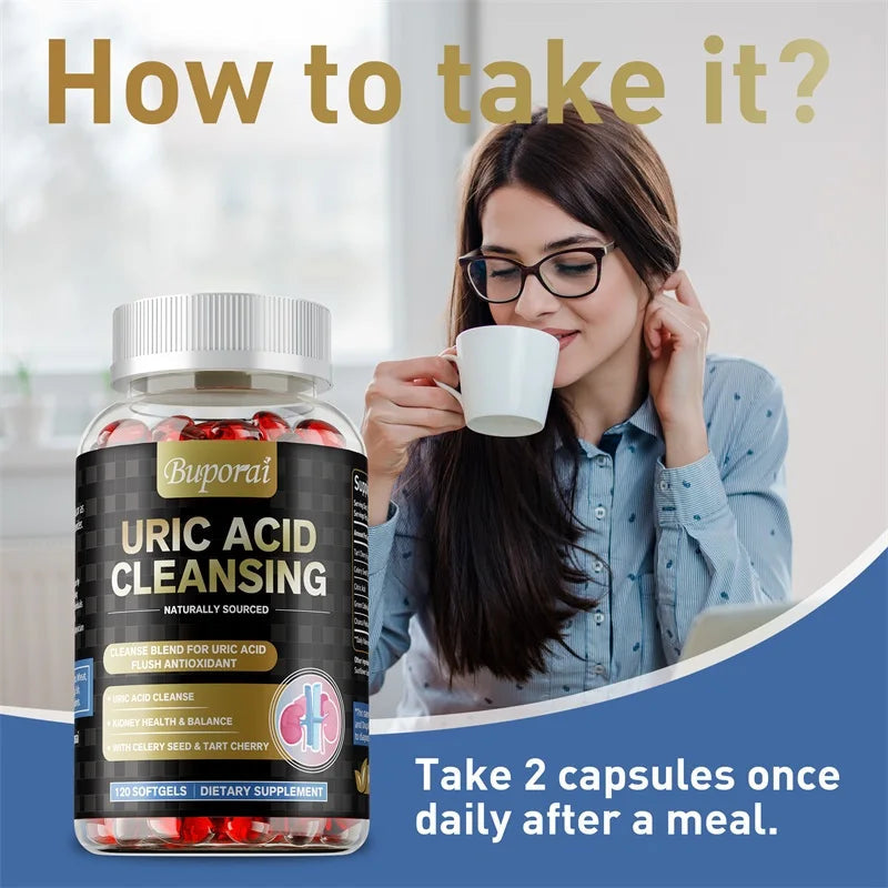 Herbal Supplement-Uric Acid Cleanser & Kidney Support. - Maison Novaire