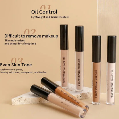 High Coverage Liquid Concealer - 6 Colour Matte - Maison Novaire