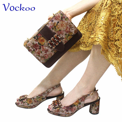 High Quality Comfortable Italian Shoes and Bag Set - BLAKESTORE-NG