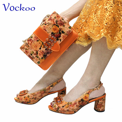 High Quality Comfortable Italian Shoes and Bag Set - BLAKESTORE-NG
