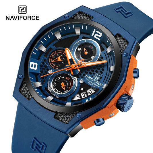 High Quality Luxury Original Men Watch with Silicone Strap. - BLAKESTORE-NG