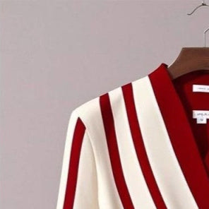 High-end Long-sleeved Striped Shirt - Maison Novaire