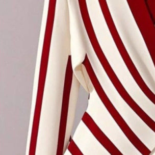 High-end Long-sleeved Striped Shirt - Maison Novaire
