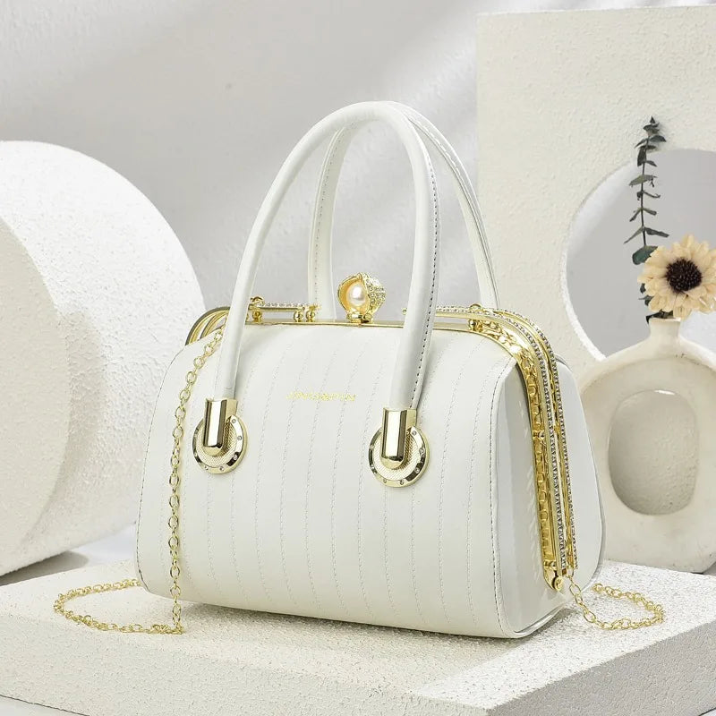 High-quality Exquisite Women's Boston Pillow Bag. - Maison Novaire #