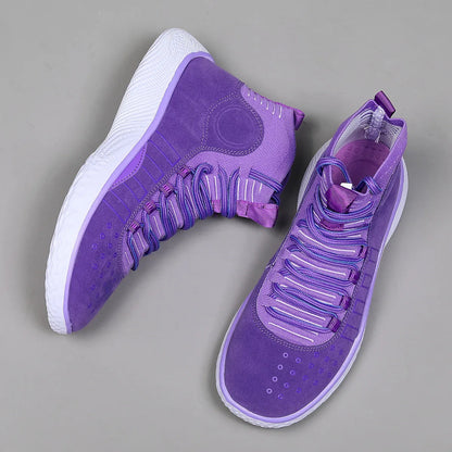 High-top shoe library basketball shoes. Flying light, breathable soft casual sneakers. fashion running shoes. - Maison Novaire #