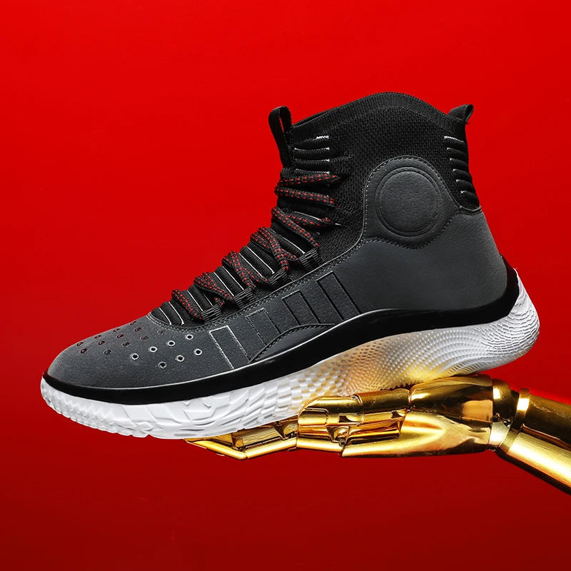 High-top shoe library basketball shoes. Flying light, breathable soft casual sneakers. fashion running shoes. - Maison Novaire #