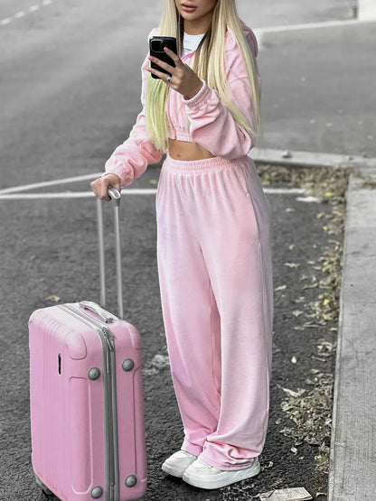 Hoodie and Pocketed Pants Set - BLAKESTORE-NG