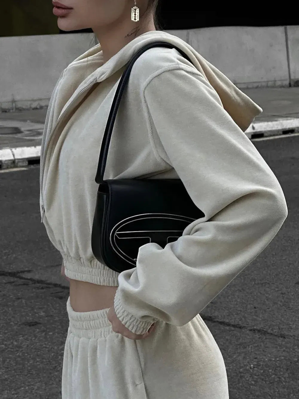 Hoodie and Pocketed Pants Set - BLAKESTORE-NG