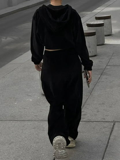 Hoodie and Pocketed Pants Set - BLAKESTORE-NG