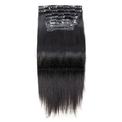 Human Hair Invisible PU Weft Clip. - Maison Novaire