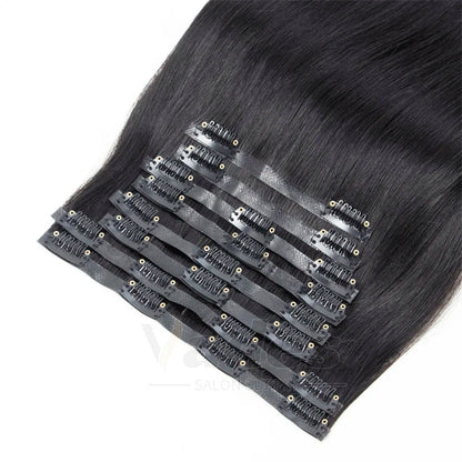 Human Hair Invisible PU Weft Clip. - Maison Novaire