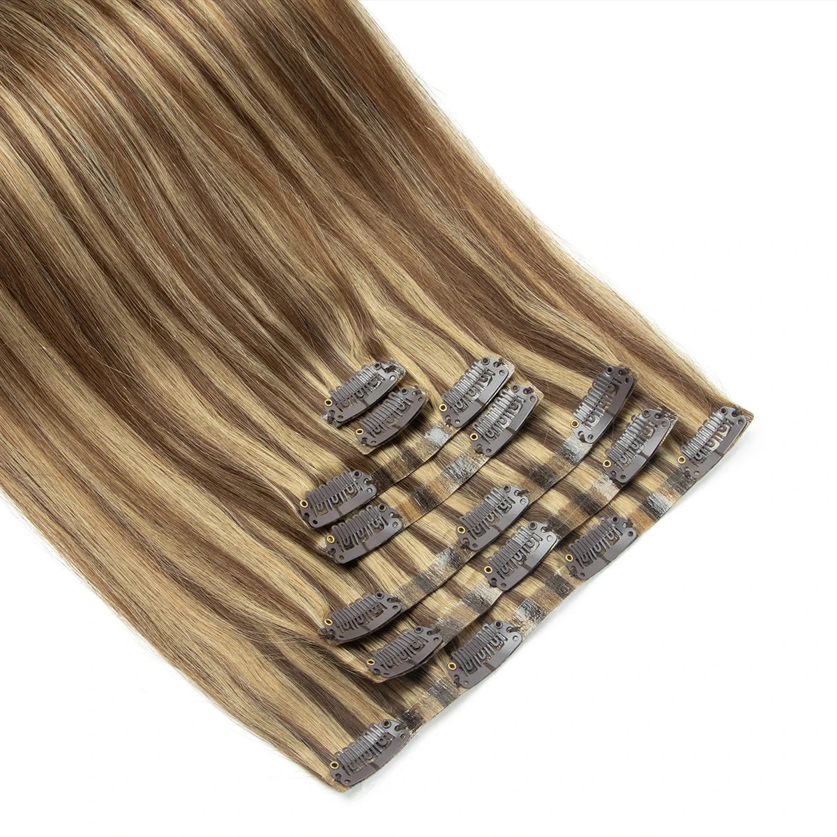 Human Hair Invisible PU Weft Clip. - Maison Novaire