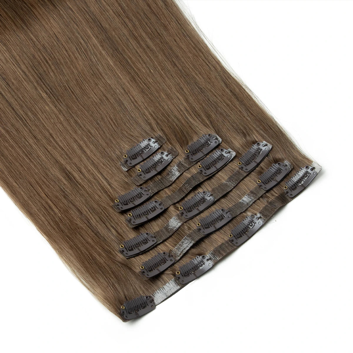Human Hair Invisible PU Weft Clip. - Maison Novaire