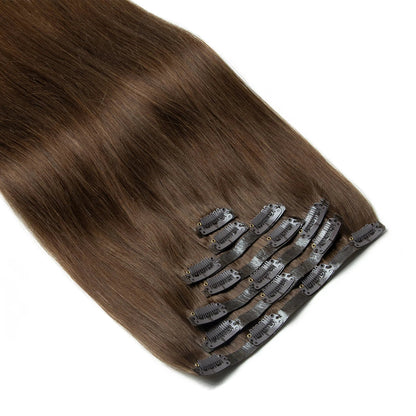Human Hair Invisible PU Weft Clip. - Maison Novaire