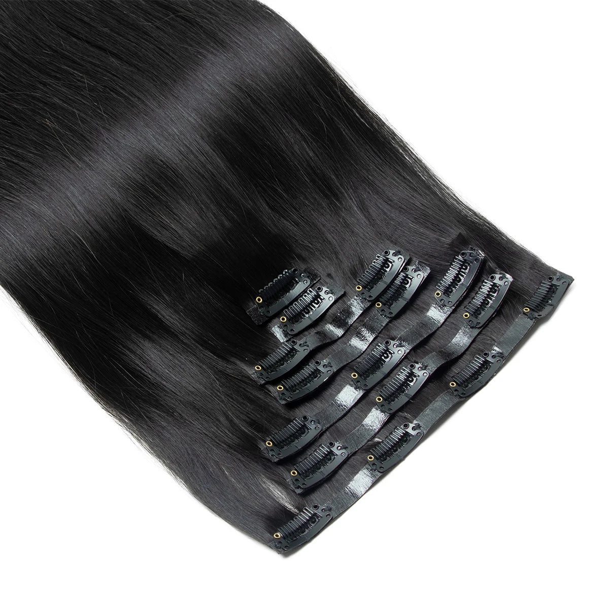 Human Hair Invisible PU Weft Clip. - Maison Novaire