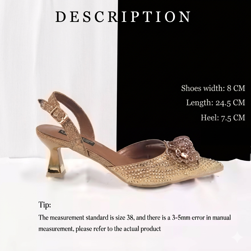 Maison Novaire African-Inspired Evening Shoe and Clutch Set A PAIR SHOES COFFEE