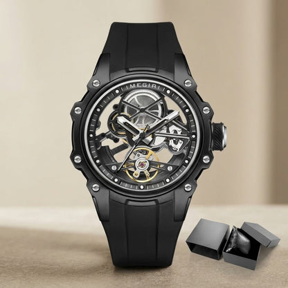 MEGIR Skeleton Automatic Watch | Maison Novaire