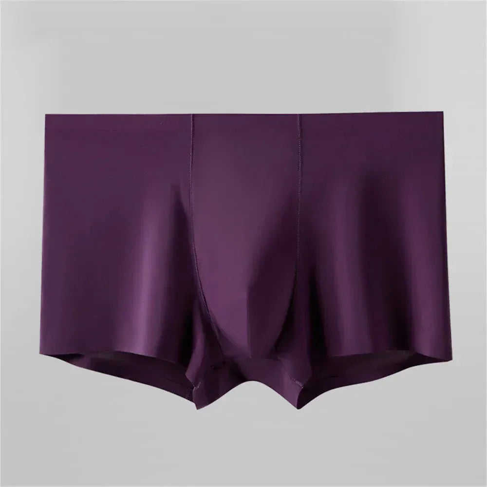 Ice Silk Boxers Men | Cool Touch Breathable Boxer Briefs Pack Moisture Wicking Anti-Odor All-Day Comfort - BLAKESTORE-NG