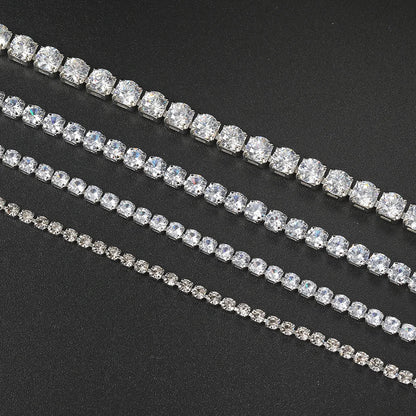 Iced Out 3/4/5mm Crystal Tennis Bracelet for Men - BLAKESTORE-NG