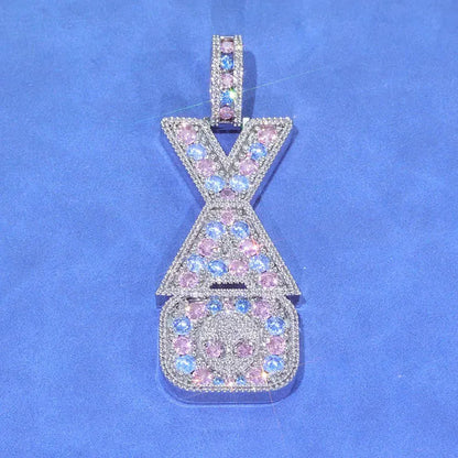 Iced Out Custom Letter Pendant. - BLAKESTORE-NG