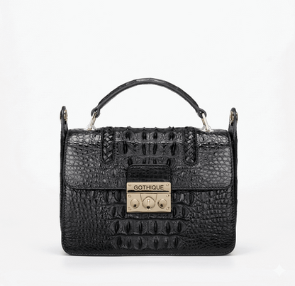 Imported Crocodile Crossbody Bag | Flap Shoulder Small Handbag - Maison Novaire