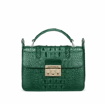 Imported Crocodile Crossbody Bag | Flap Shoulder Small Handbag - Maison Novaire