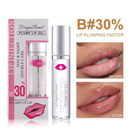 Instant Lip Plumper Oil – Moisturizing & Volumizing Gloss Serum - Maison Novaire