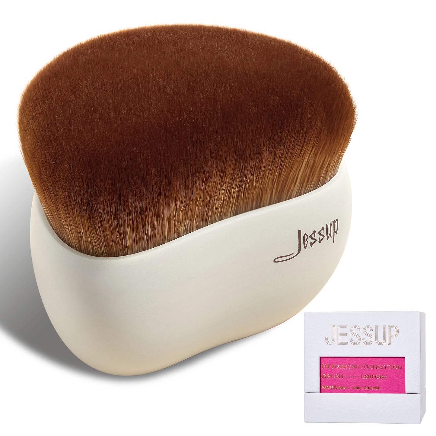 Jessup Smoothie Angled Foundation Brush MUL02 - Maison Novaire #