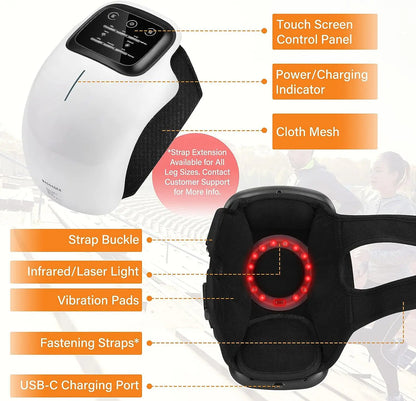 Knee Massager with Infrared Heat and Vibration. - BLAKESTORE-NG