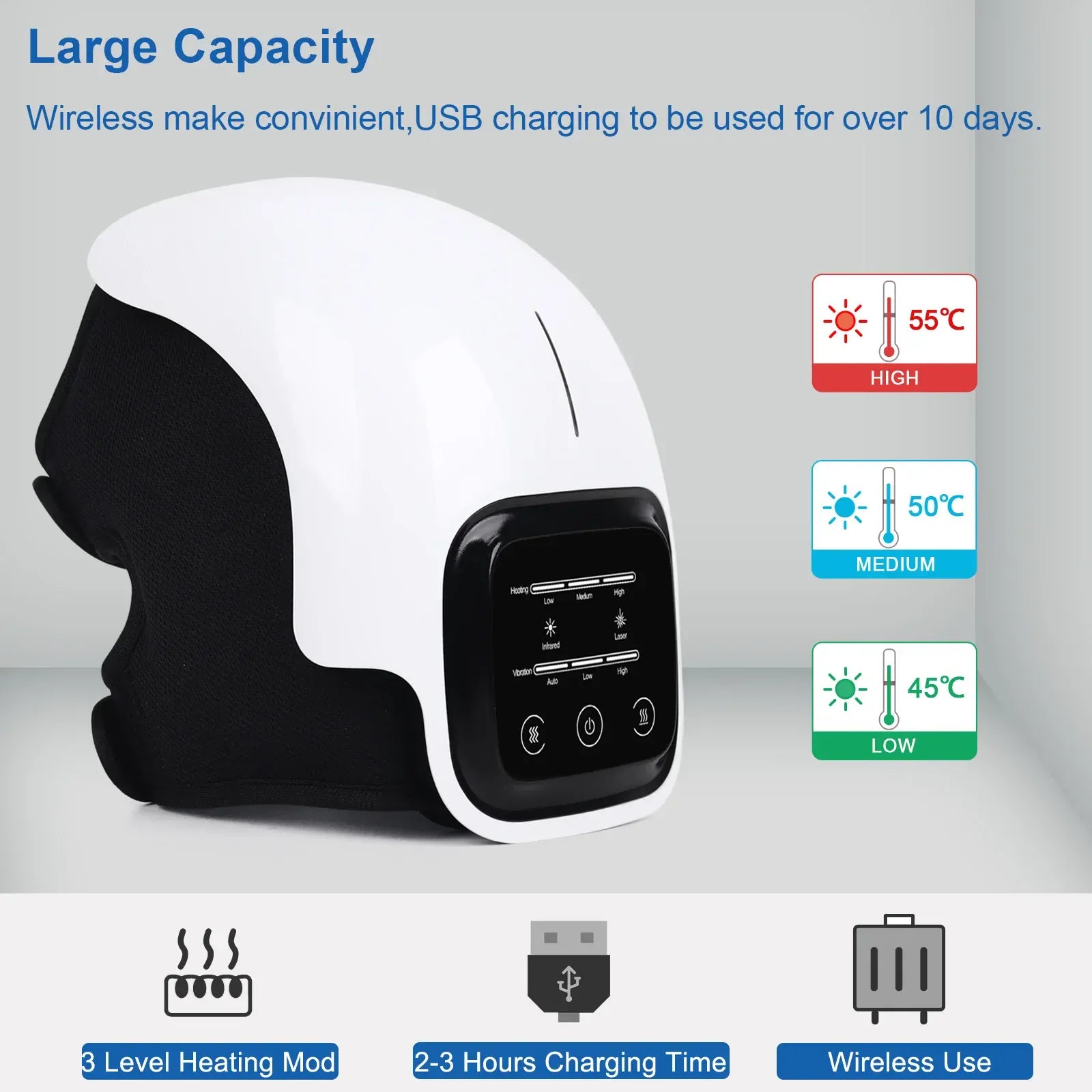 Knee Massager with Infrared Heat and Vibration. - Maison Novaire #