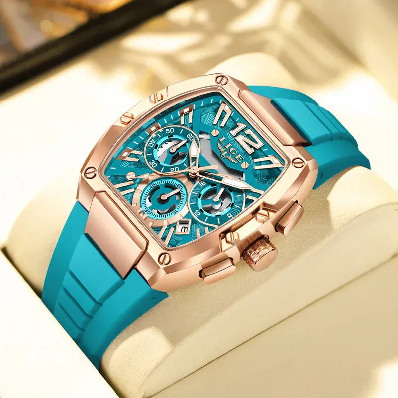 LIGE Quartz Strap Male Watches. - BLAKESTORE-NG