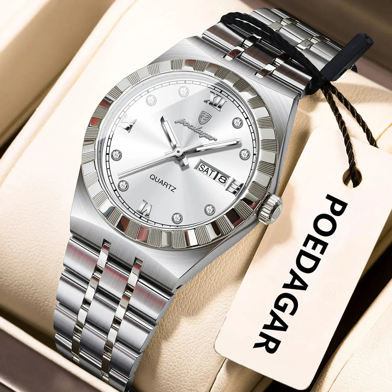 Ladies  Stainless Steel Quartz Watch. - BLAKESTORE-NG