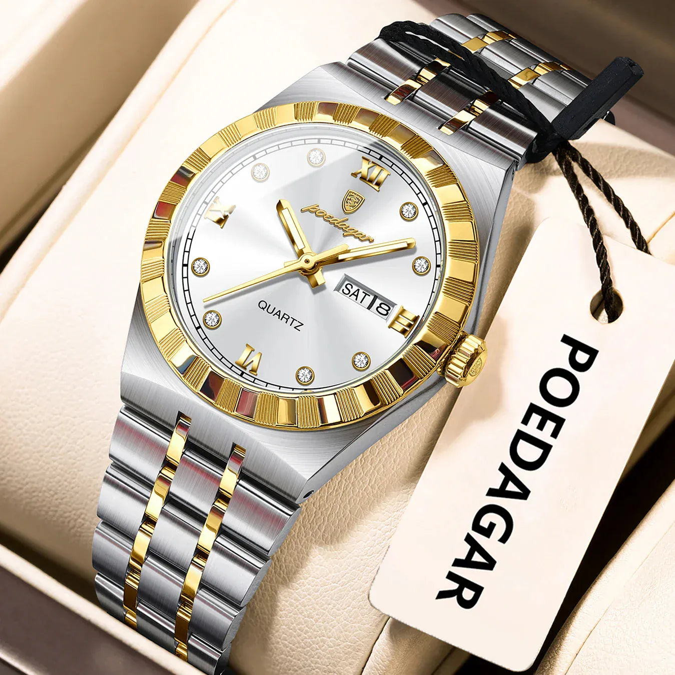 Ladies  Stainless Steel Quartz Watch. - BLAKESTORE-NG