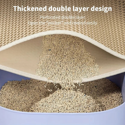 Large Size Cat Litter Mat. - Maison Novaire #