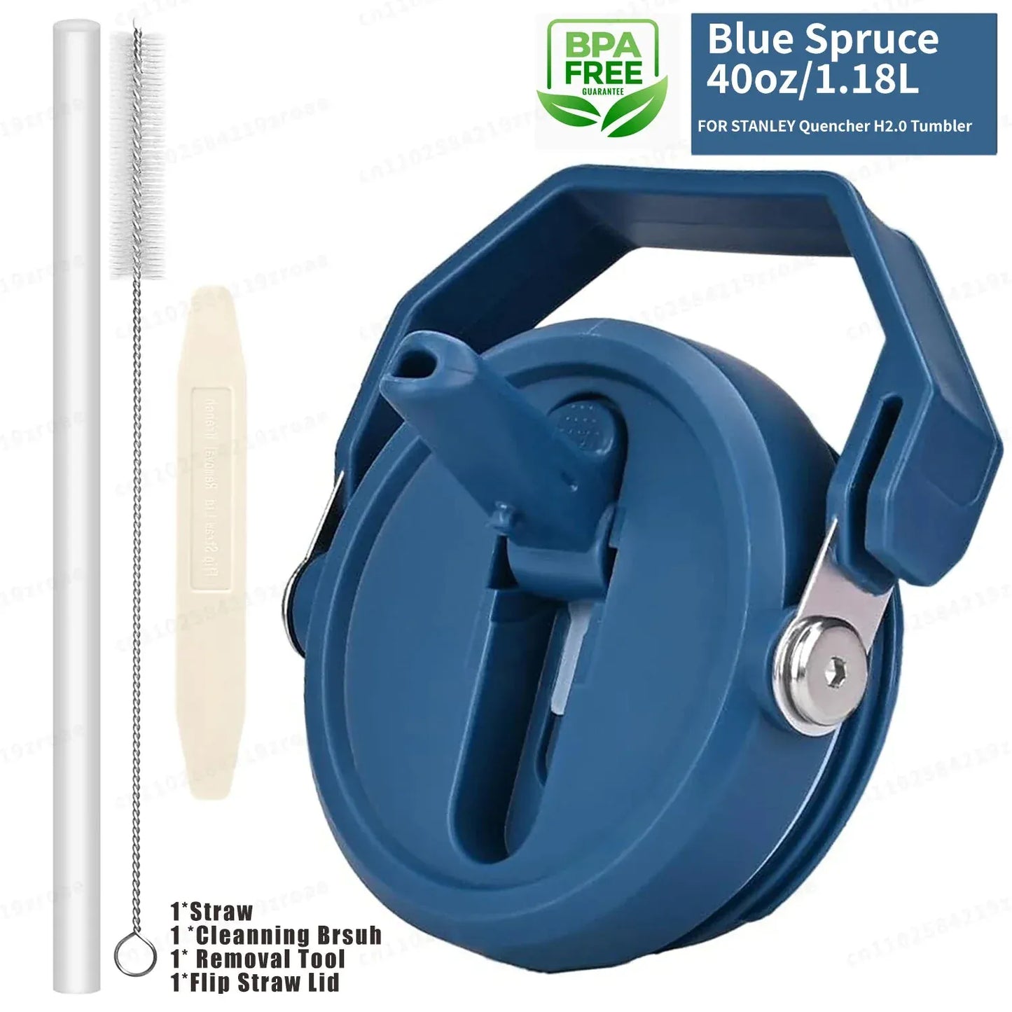 Leakproof Flip Straw With Brush & Removal Tool. - Maison Novaire #