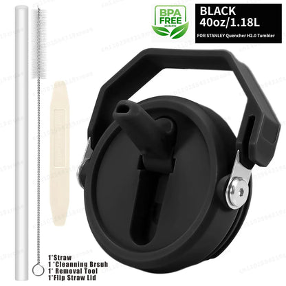 Leakproof Flip Straw With Brush & Removal Tool. - Maison Novaire #
