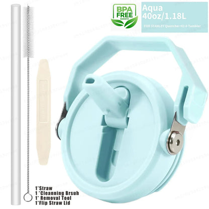 Leakproof Flip Straw With Brush & Removal Tool. - Maison Novaire #