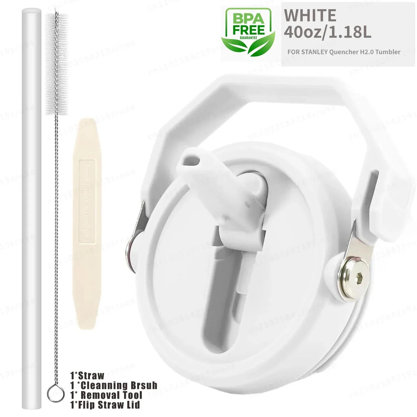 Leakproof Flip Straw With Brush & Removal Tool. - Maison Novaire #